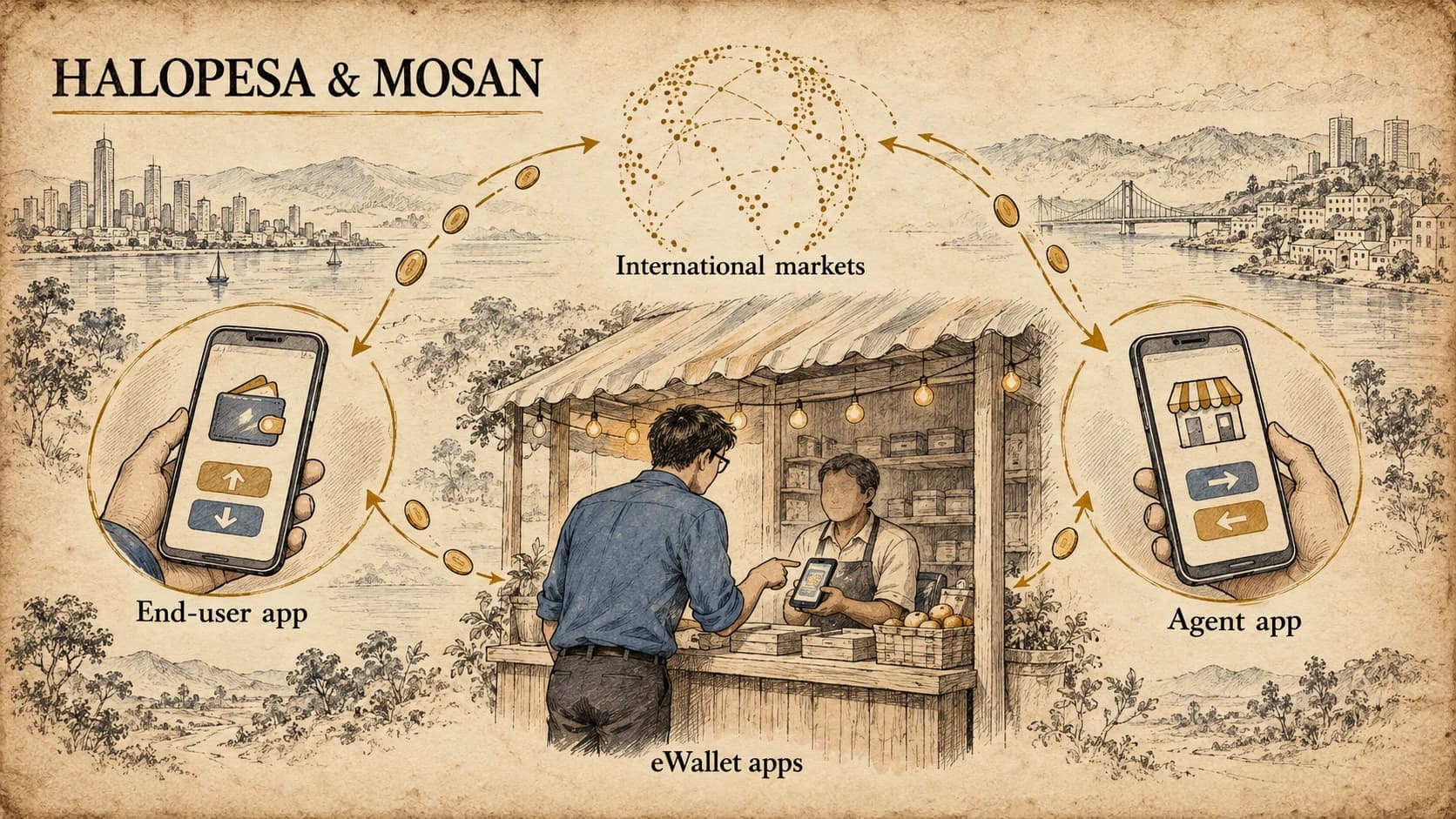 Halopesa & Mosan eWallets project preview