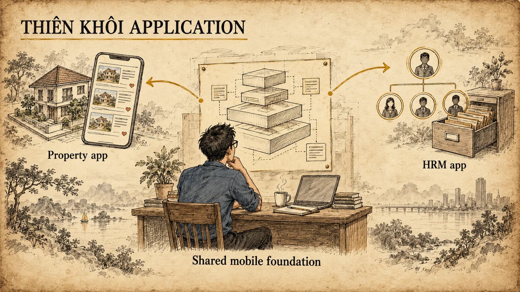Thiên Khôi Application project preview